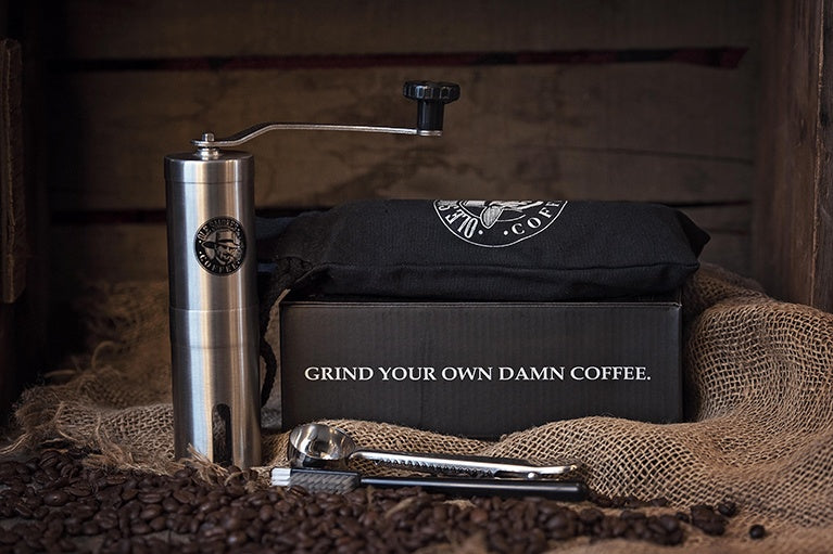 
            
                Load image into Gallery viewer, Ole Smokes Adjustable Manual Burr Grinder
            
        